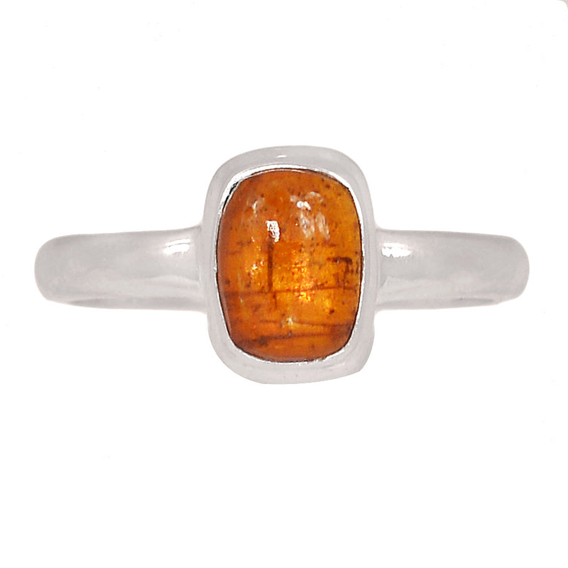 Orange Kyanite Cabochon Ring - OKCR18