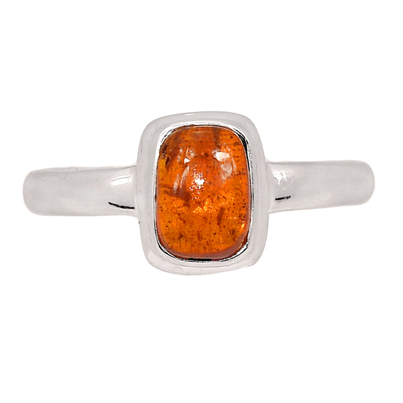 Orange Kyanite Cabochon Ring - OKCR23