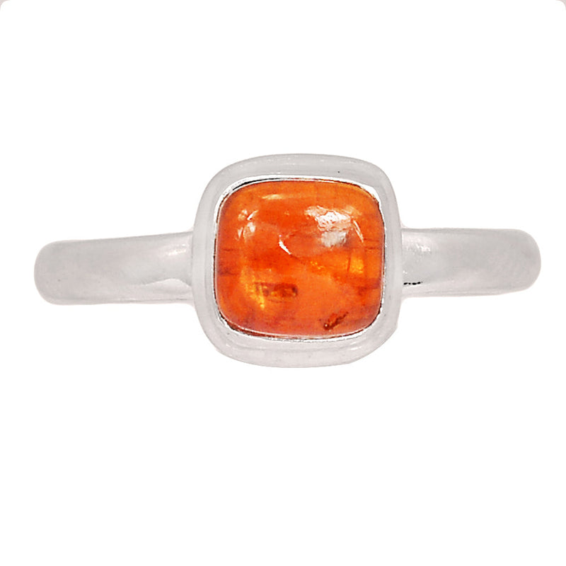 Orange Kyanite Cabochon Ring - OKCR28