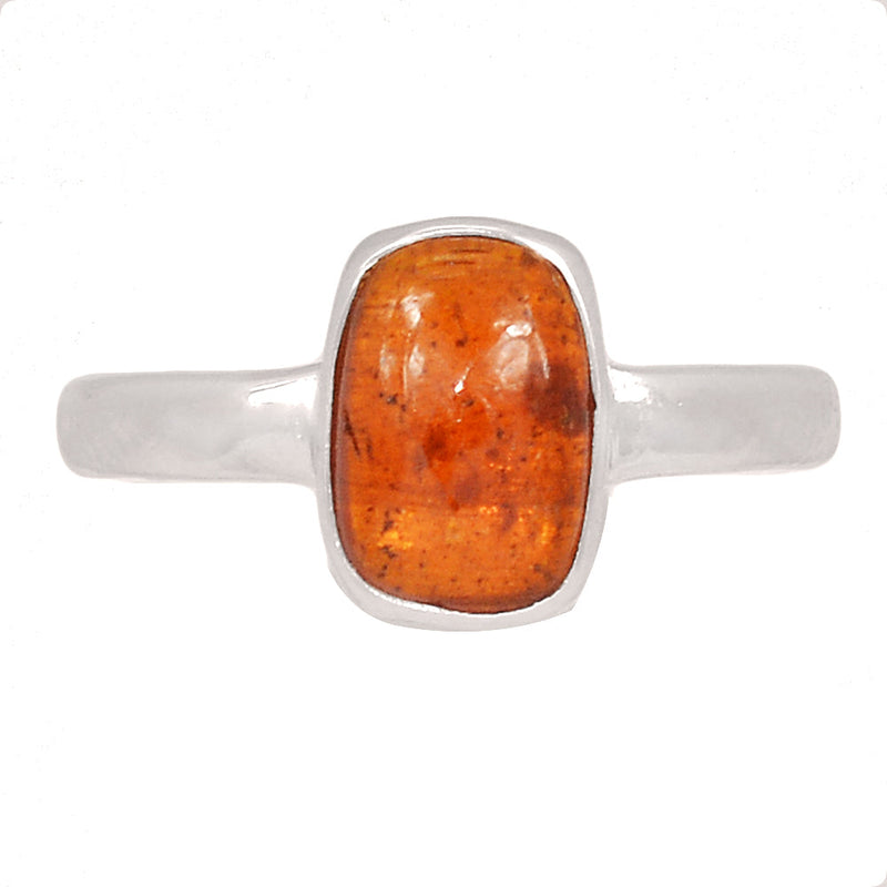 Orange Kyanite Cabochon Ring - OKCR29