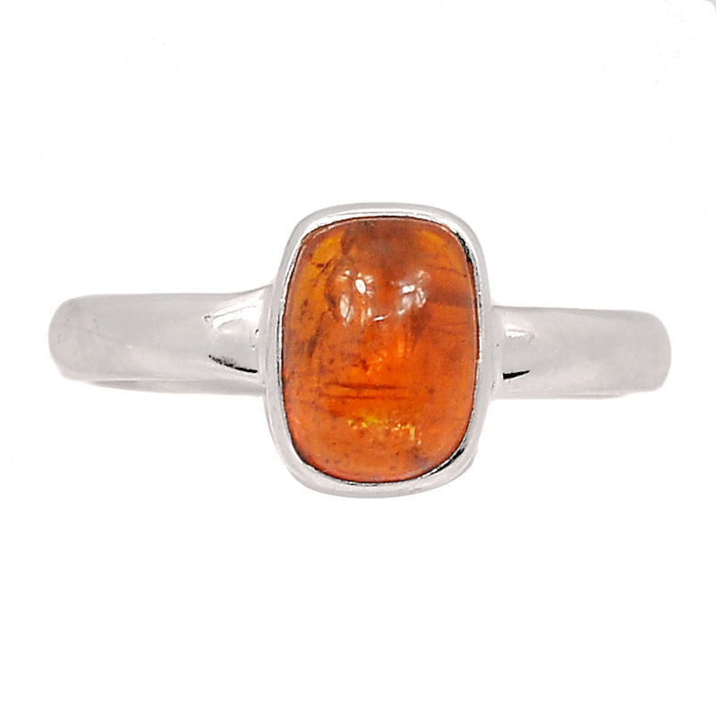 Orange Kyanite Cabochon Ring - OKCR2