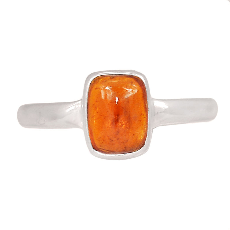 Orange Kyanite Cabochon Ring - OKCR32