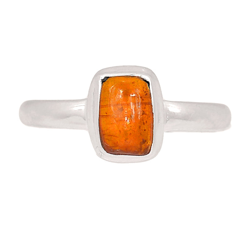 Orange Kyanite Cabochon Ring - OKCR33