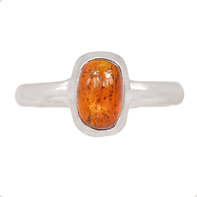 Orange Kyanite Cabochon Ring - OKCR34