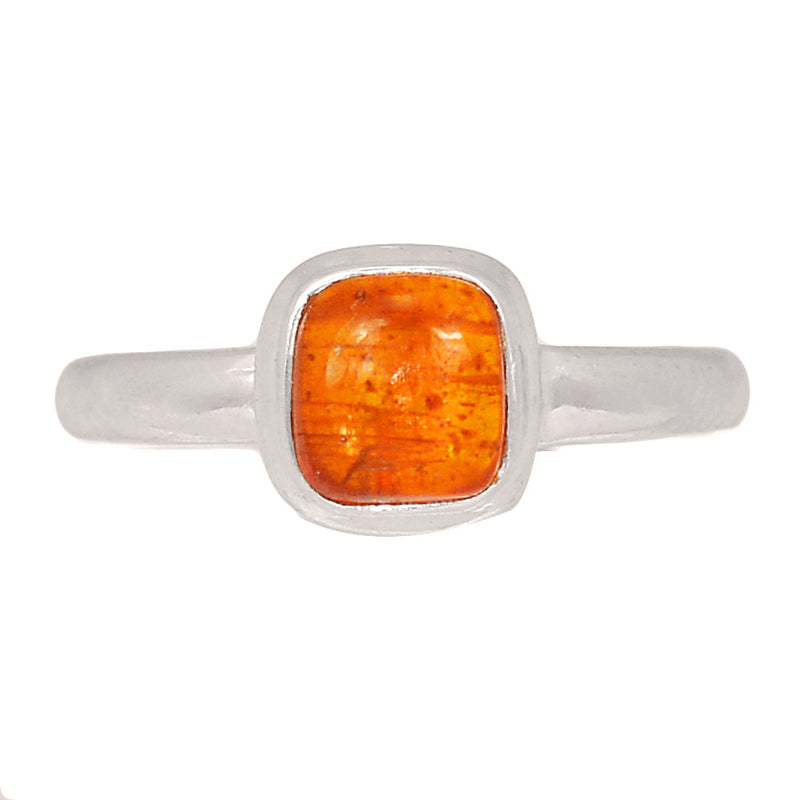 Orange Kyanite Cabochon Ring - OKCR37