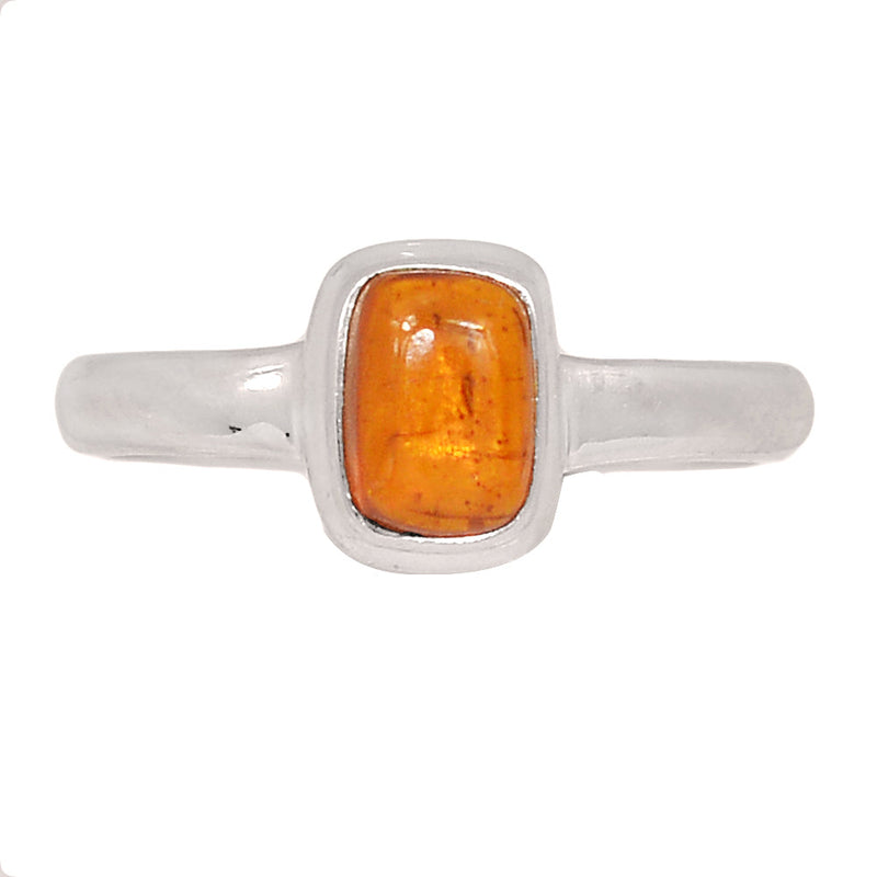 Orange Kyanite Cabochon Ring - OKCR41