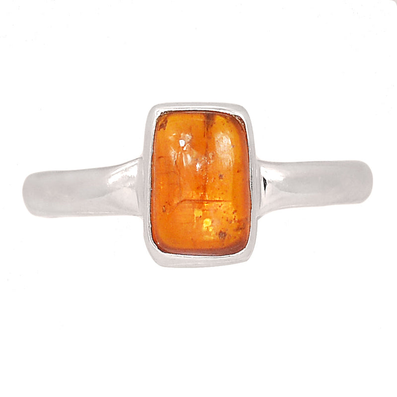 Orange Kyanite Cabochon Ring - OKCR42