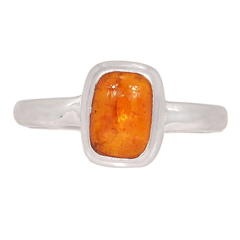 Orange Kyanite Cabochon Ring - OKCR44