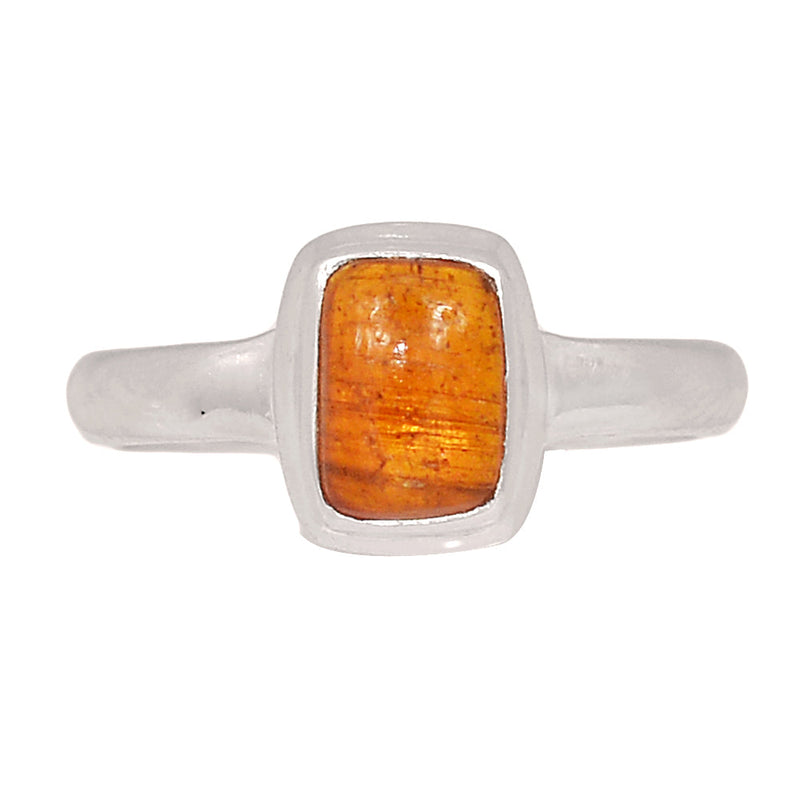 Orange Kyanite Cabochon Ring - OKCR45