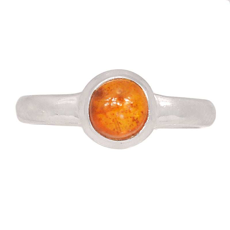 Orange Kyanite Cabochon Ring - OKCR46