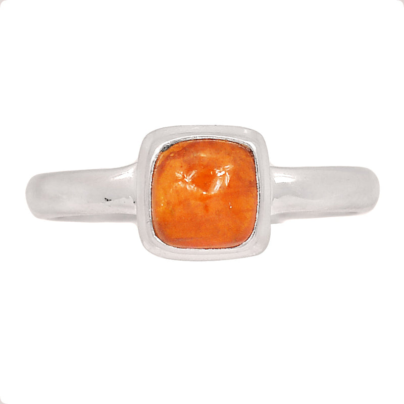 Orange Kyanite Cabochon Ring - OKCR49