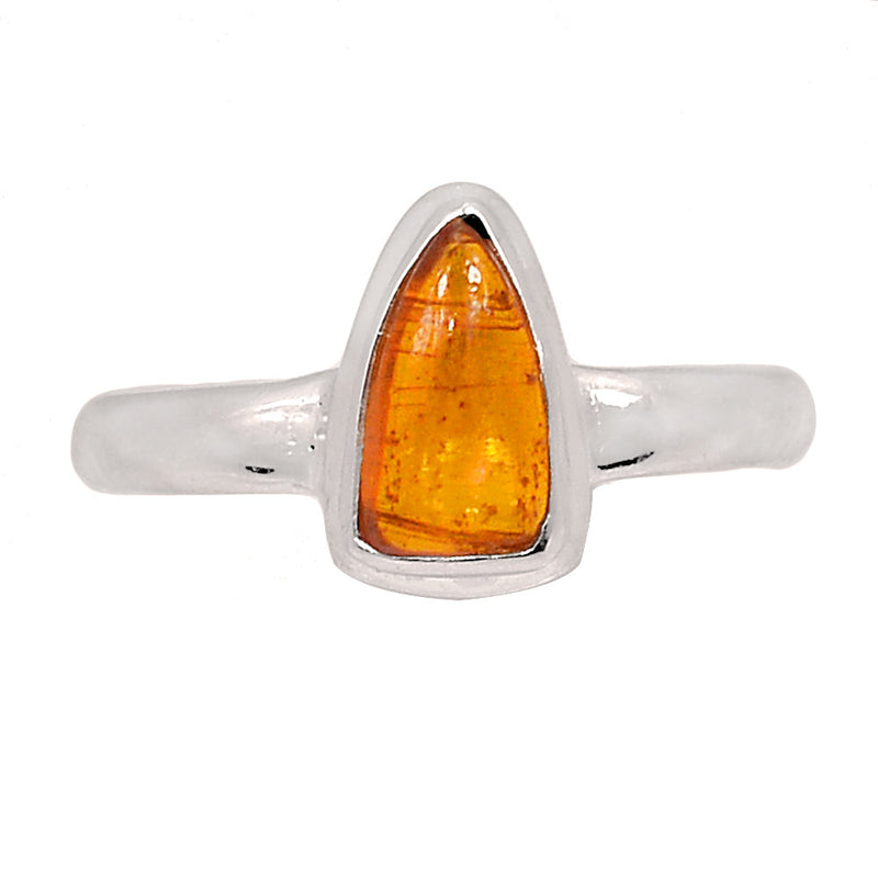 Orange Kyanite Cabochon Ring - OKCR4