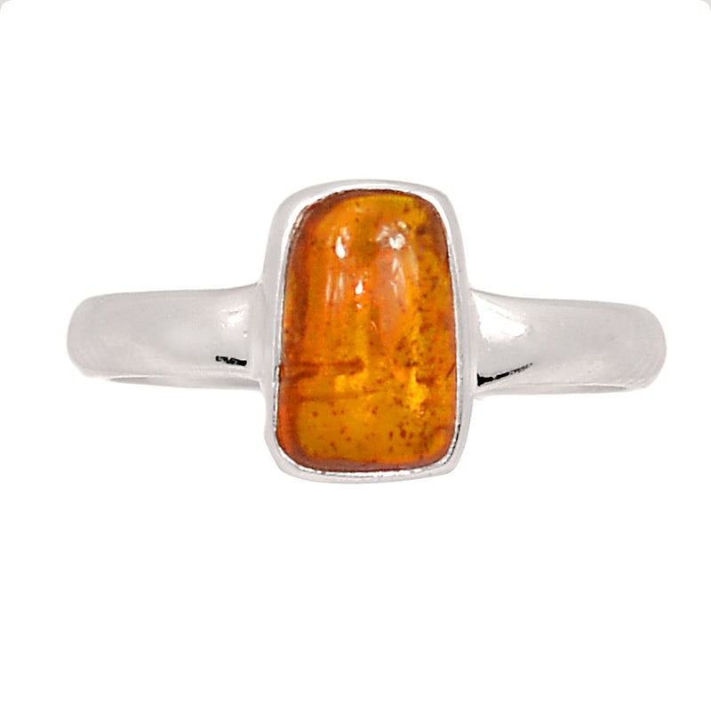 Orange Kyanite Cabochon Ring - OKCR6