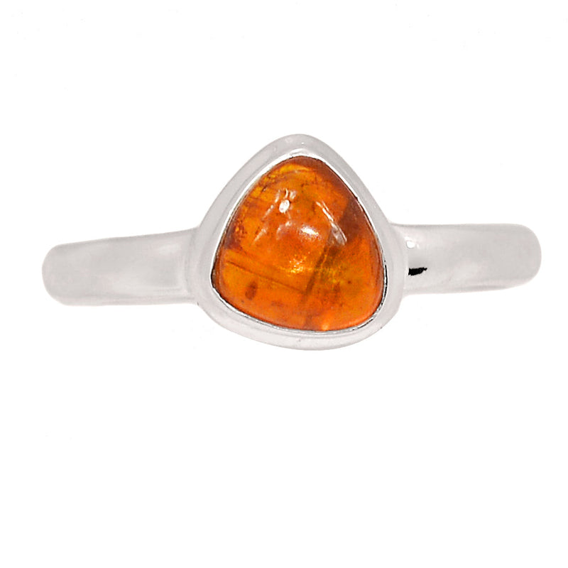 Orange Kyanite Cabochon Ring - OKCR8