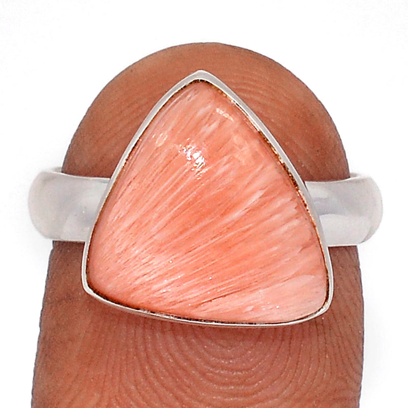 Orange Scolecite Ring - OSCR450