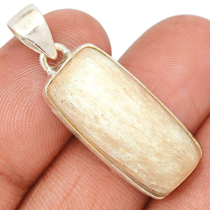 1.3" Orange Selenite Pendants - OSNP158