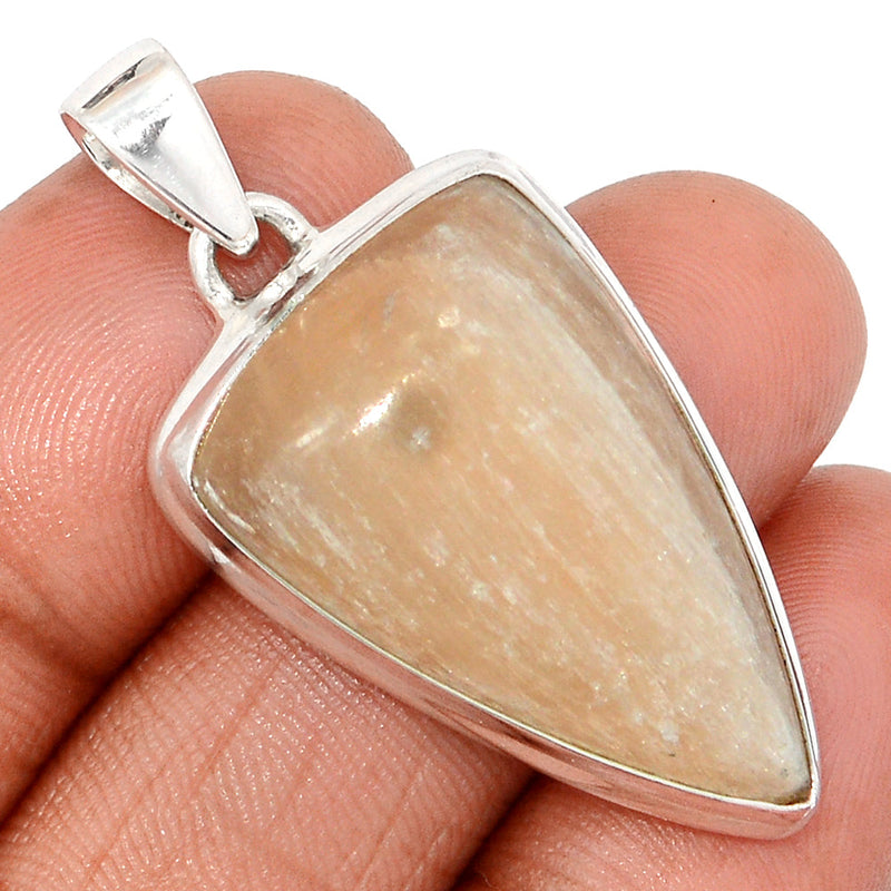 1.7" Orange Selenite Pendants - OSNP162