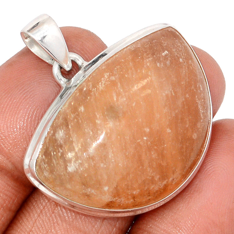 1.3" Orange Selenite Pendants - OSNP163