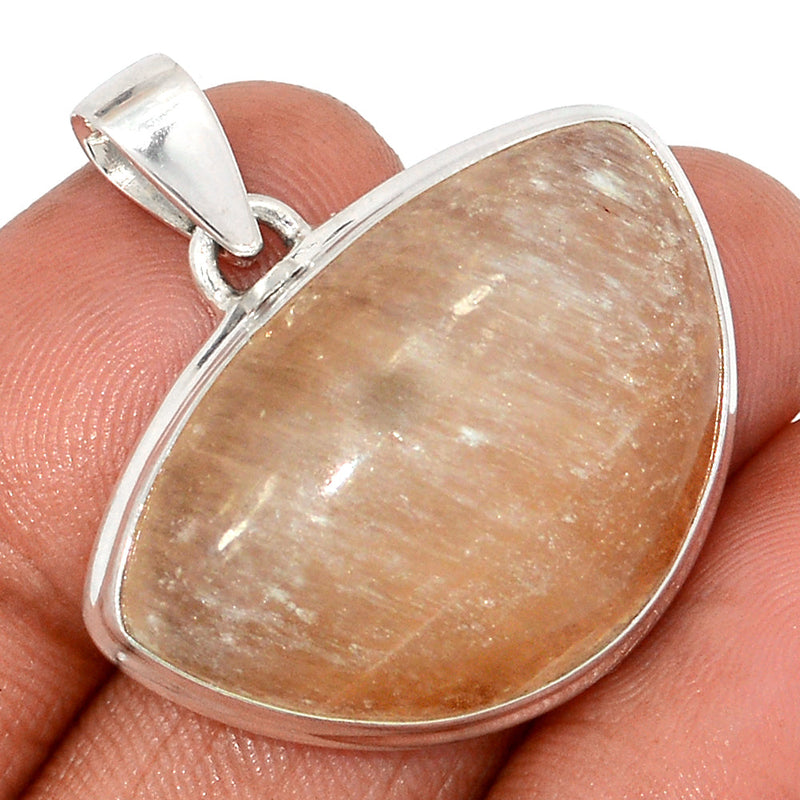 1.3" Orange Selenite Pendants - OSNP167