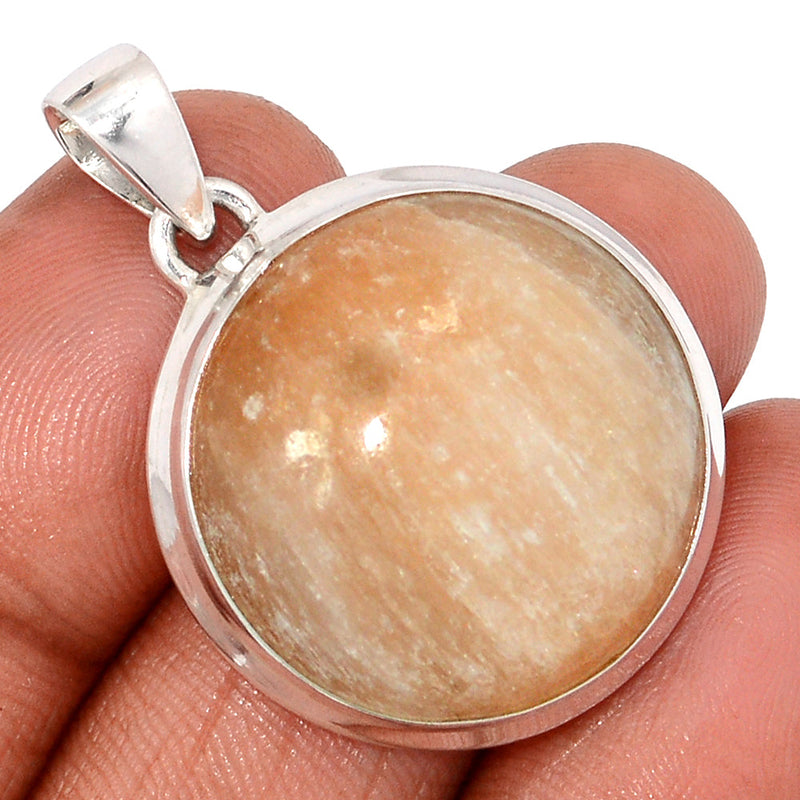 1.5" Orange Selenite Pendants - OSNP171