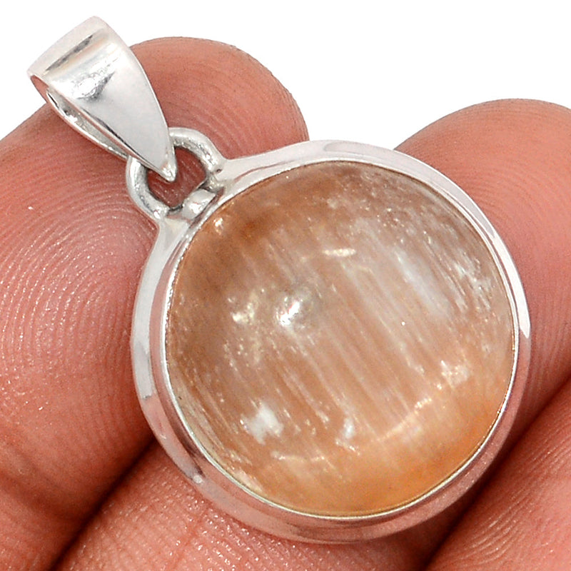 1.2" Orange Selenite Pendants - OSNP175