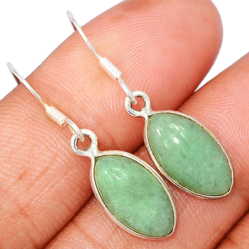 1.3" Peruvian Amazonite Earrings - PANE56