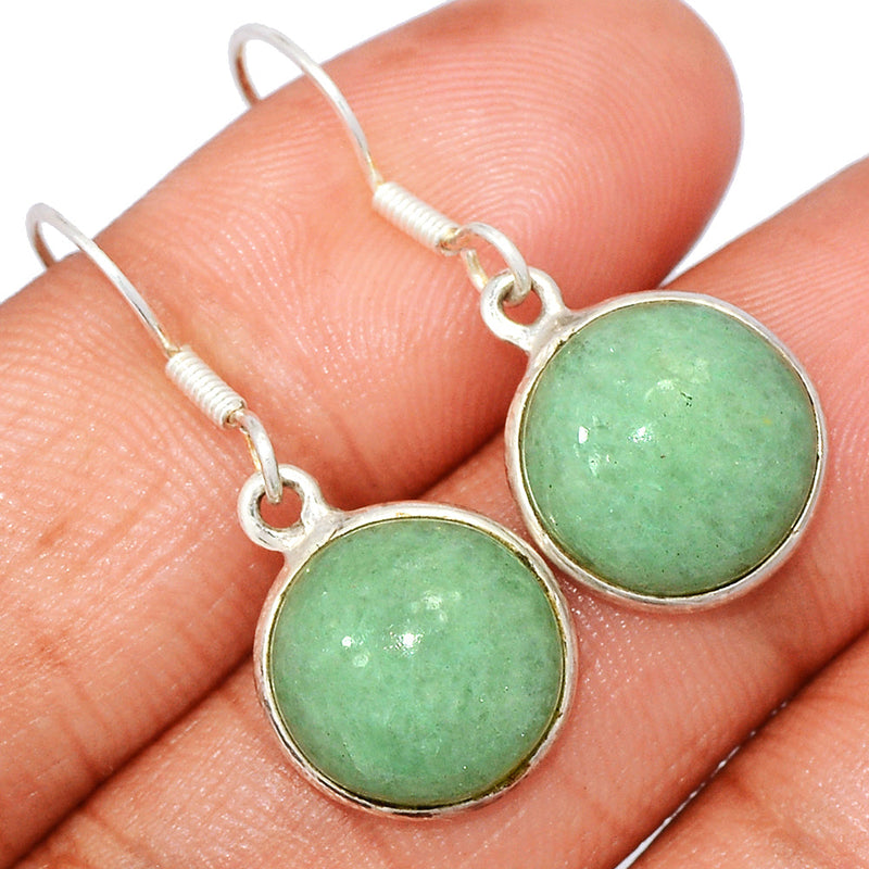 1.3" Peruvian Amazonite Earrings - PANE57