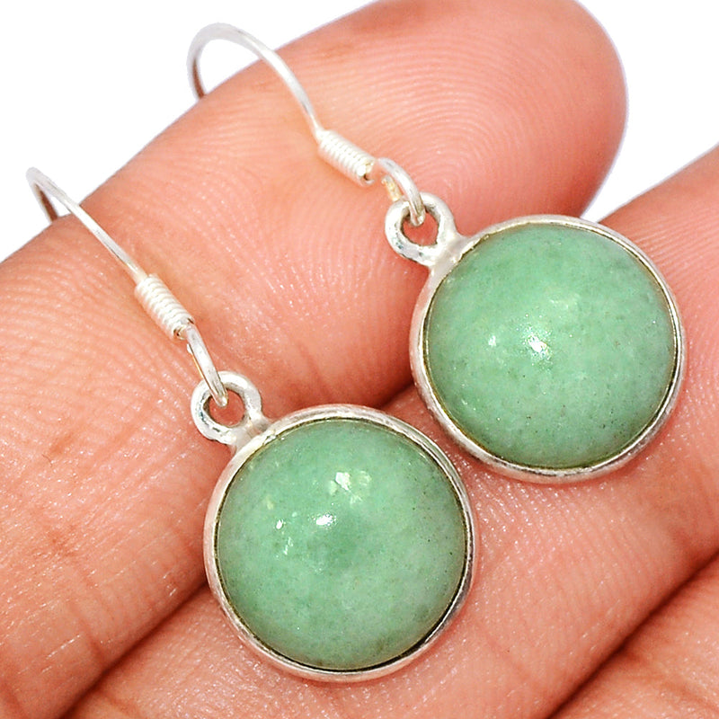 1.3" Peruvian Amazonite Earrings - PANE58