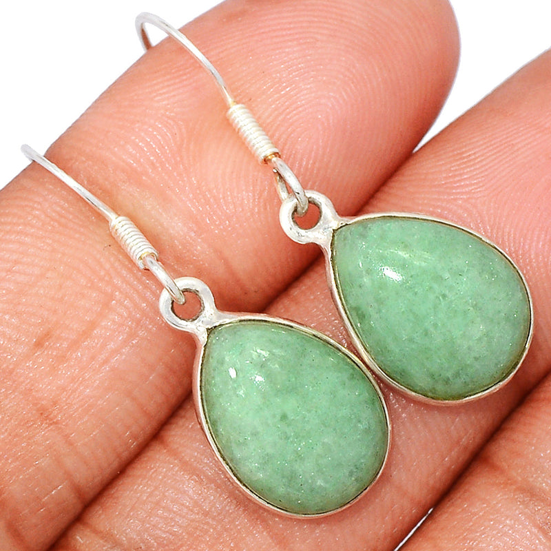 1.3" Peruvian Amazonite Earrings - PANE62