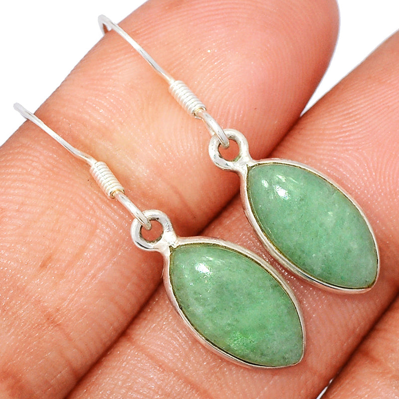 1.3" Peruvian Amazonite Earrings - PANE63