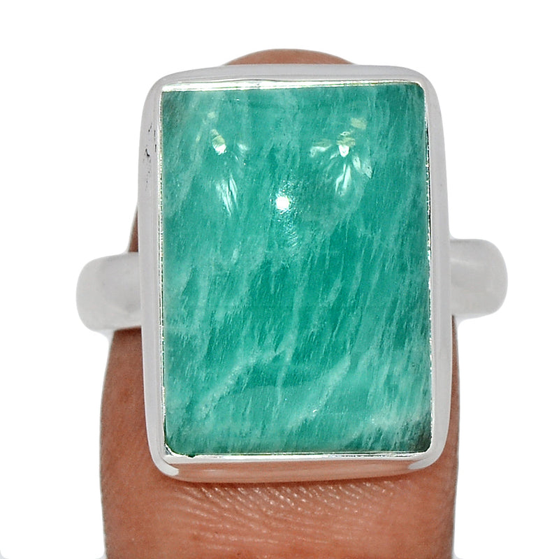 Peruvian Amazonite Ring - PANR287