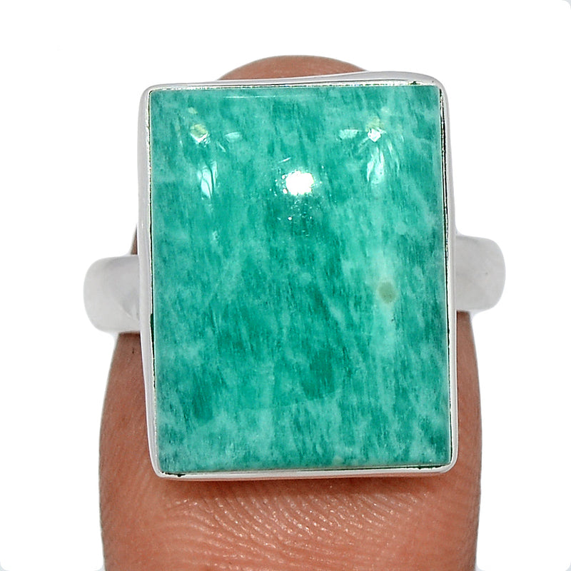 Peruvian Amazonite Ring - PANR297