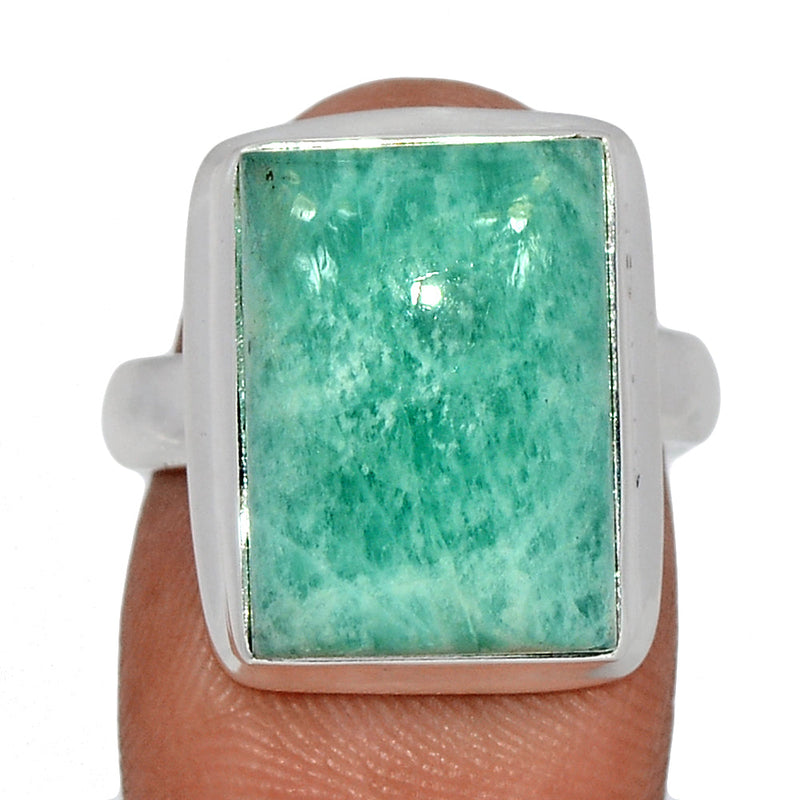 Peruvian Amazonite Ring - PANR306