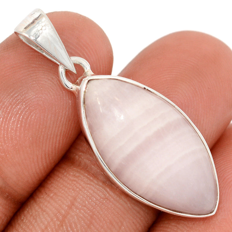 1.5" Mangano Calcite Pendants - PARP218