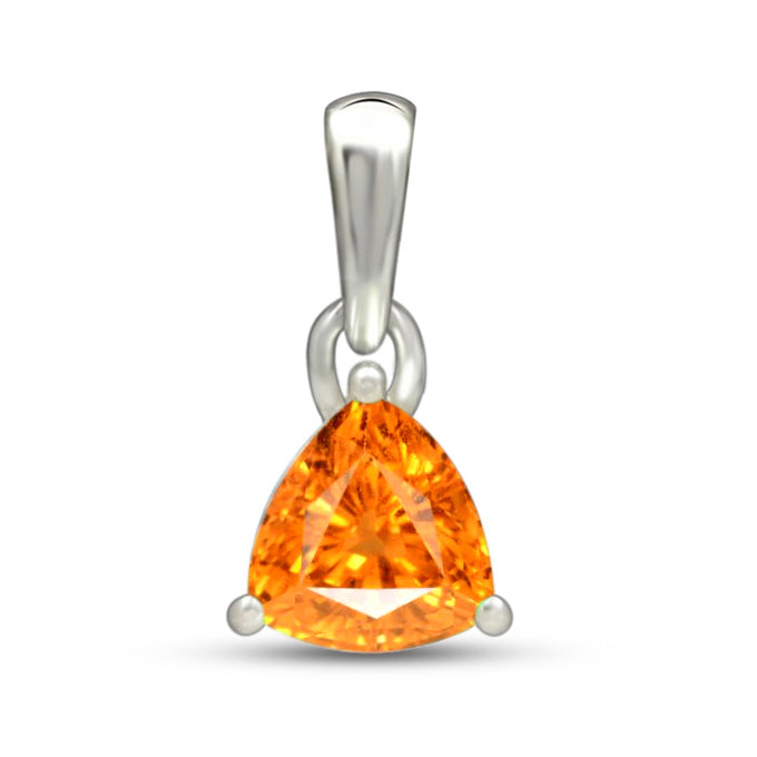 5*5 MM Trillion - Mandarin Garnet Faceted Pendants - PBC218-OGF Catalogue