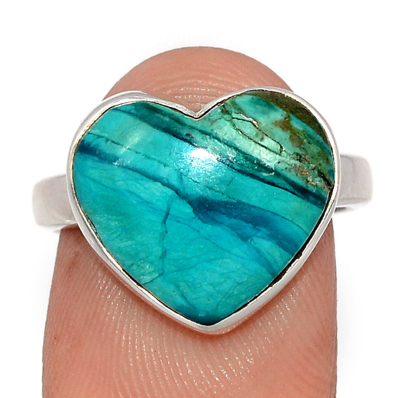 Heart - Rare Peru Opaline Ring - PBOR899