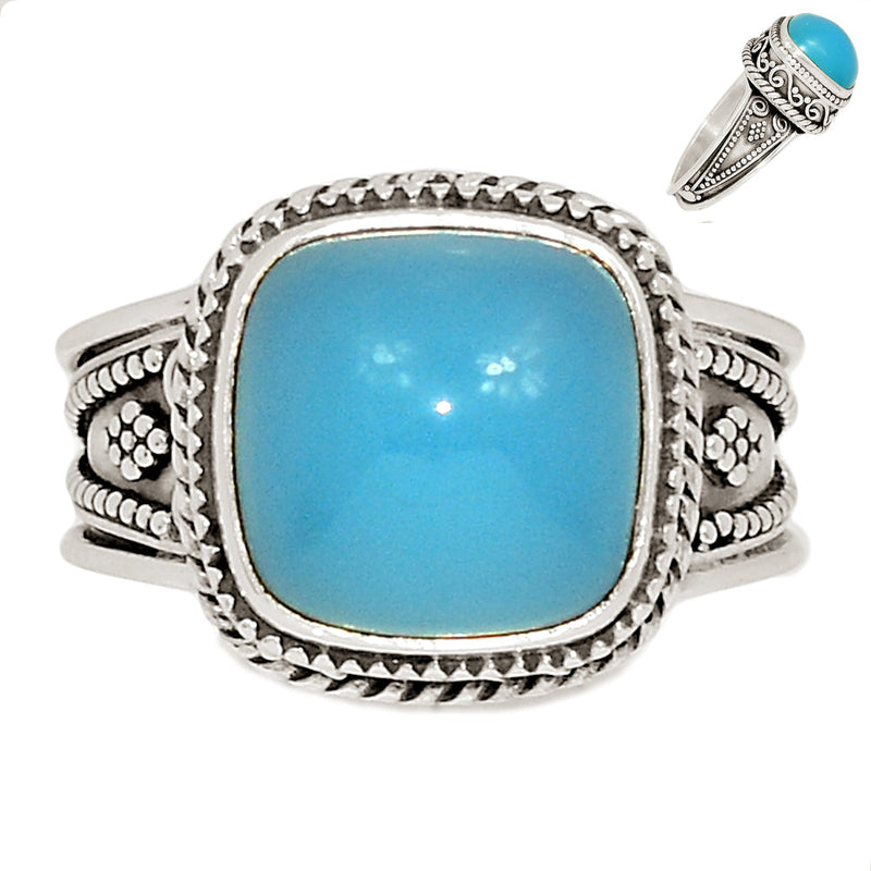 Fine Filigree - Paraiba Chalcedony Ring - PCDR346