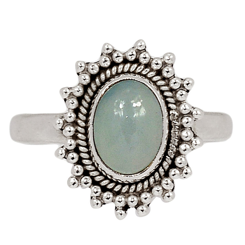 Small Filigree - Paraiba Chalcedony Ring - PCDR352