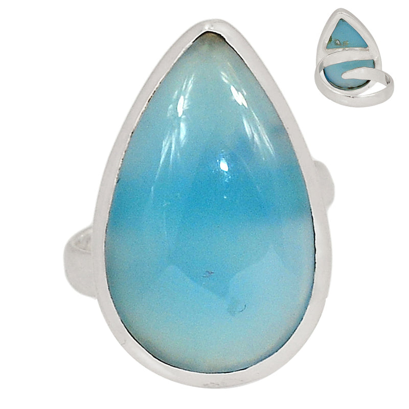 Adjustable - Paraiba Chalcedony Ring - PCDR355