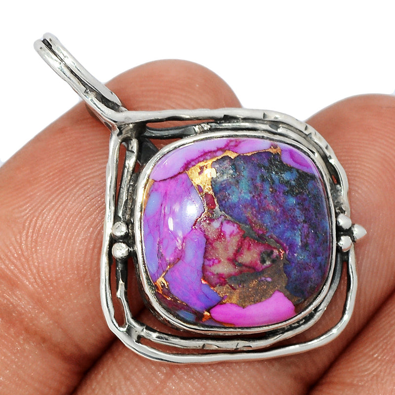 1.3" Purple Copper Turquoise Pendants - PCTP2356