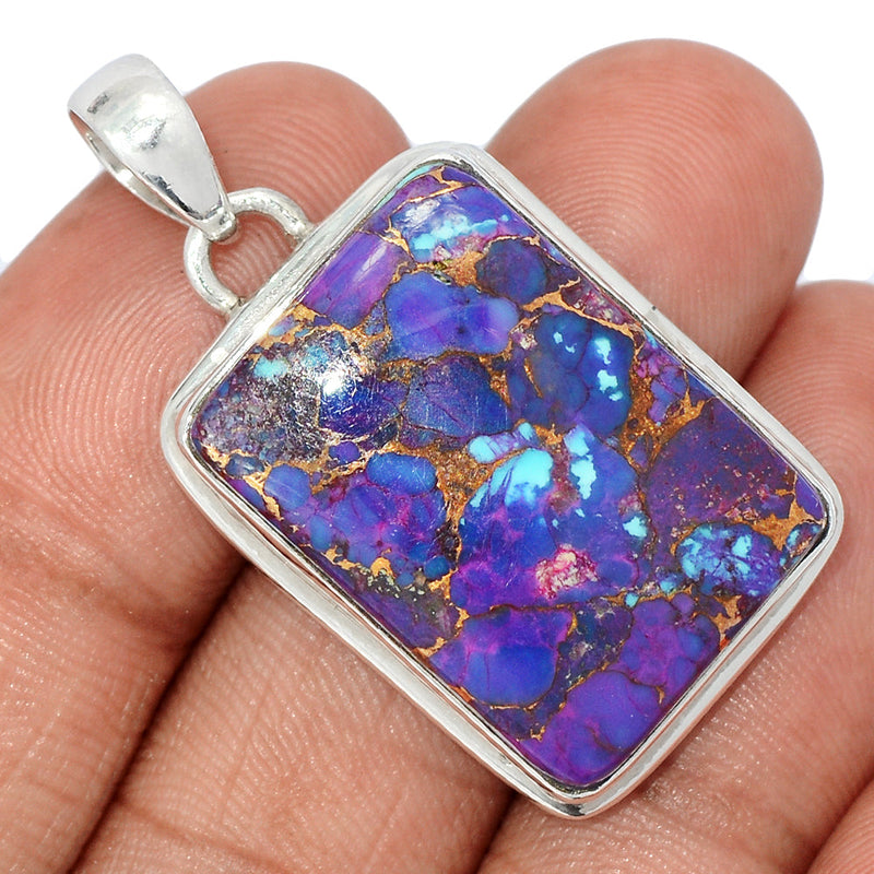 1.6" Purple Copper Turquoise Pendants - PCTP2357