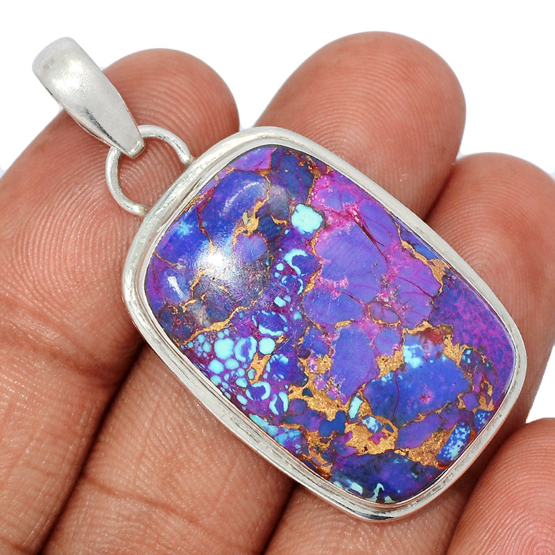 1.8" Purple Copper Turquoise Pendants - PCTP2360