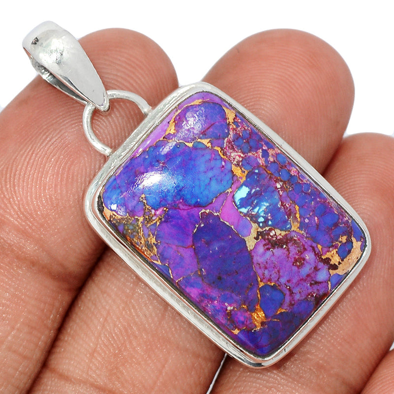 1.6" Purple Copper Turquoise Pendants - PCTP2363