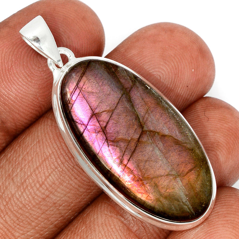 1.8" Purple Fire Labradorite Pendants - PFLP2374