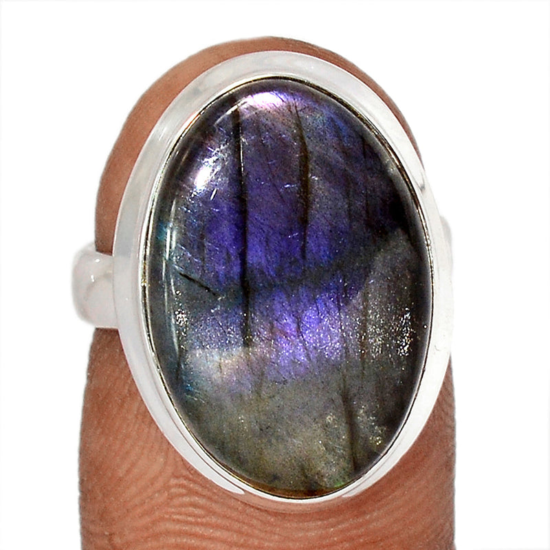 Purple Fire Labradorite Ring - PFLR1436