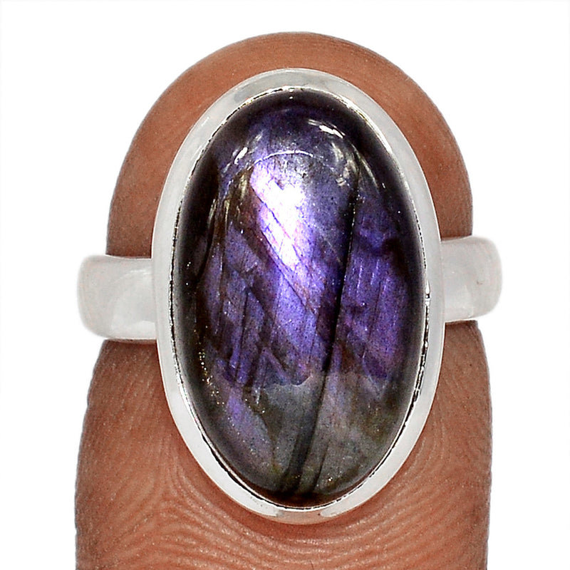 Purple Fire Labradorite Ring - PFLR1445