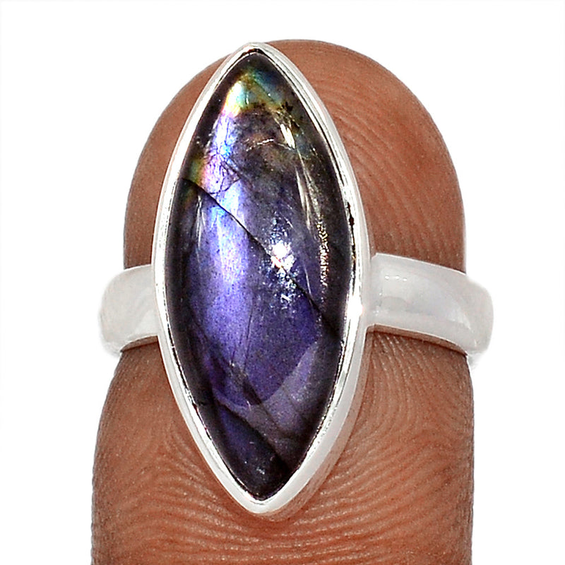 Purple Fire Labradorite Ring - PFLR1451