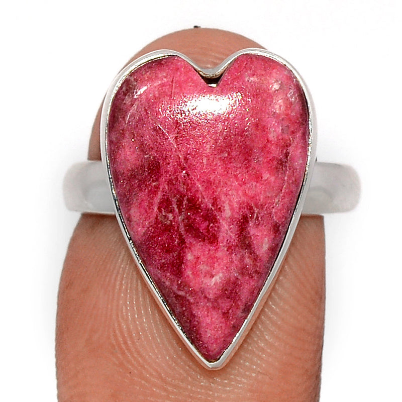 Heart - Pink Thulite Ring - PKTR743