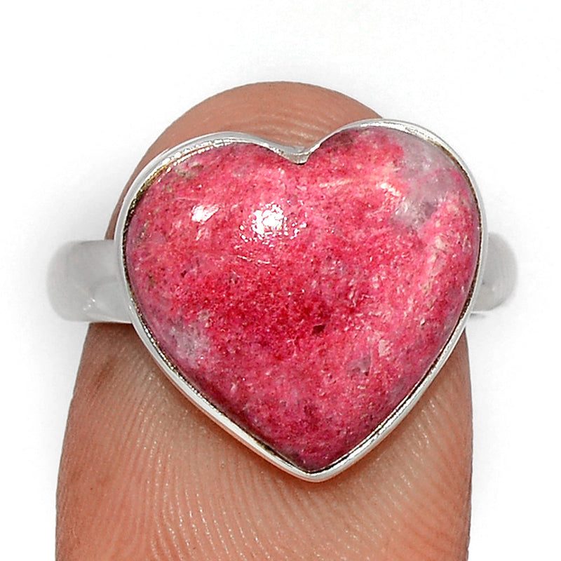 Heart - Pink Thulite Ring - PKTR766