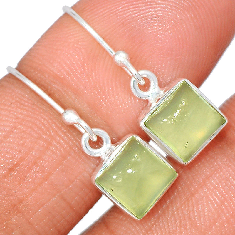 1" Prehnite Earrings - PNTE288